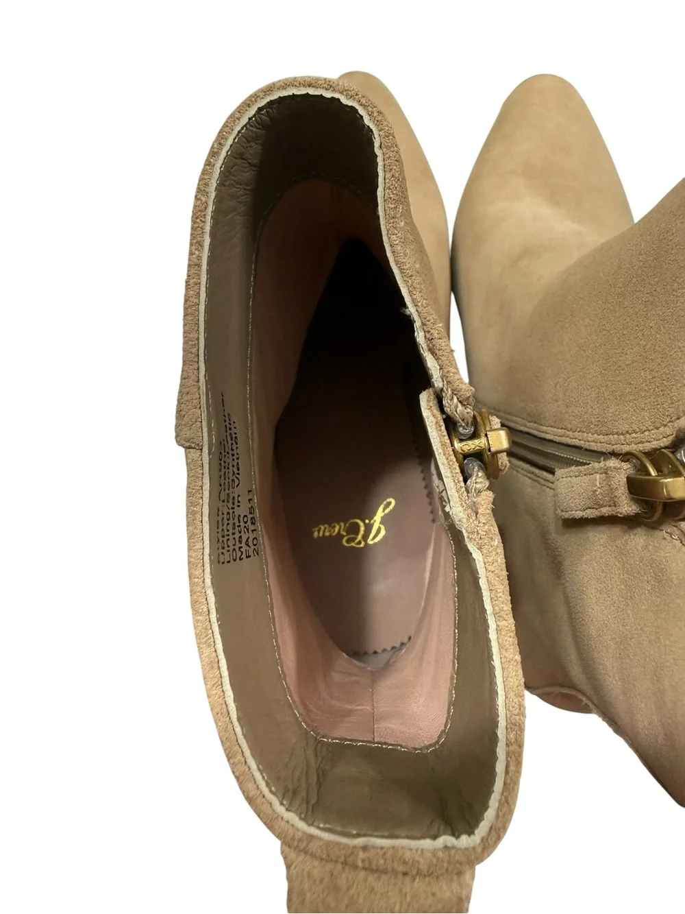 the J.Crew Suede Western Boots in Desert Sand